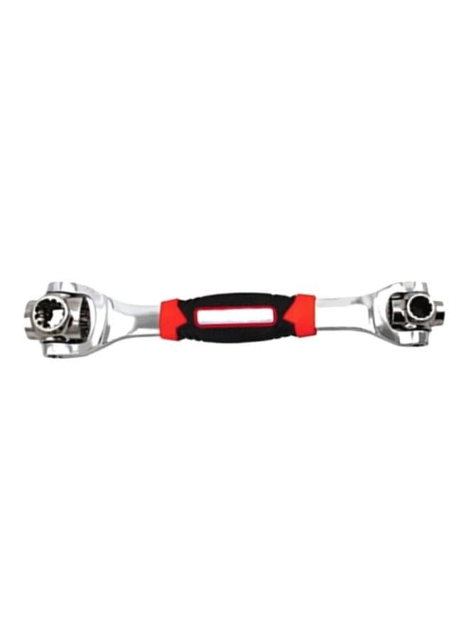 Multifunctional 360 Degree Revolving Wrench Black/Red/Silver 29x20x5cm