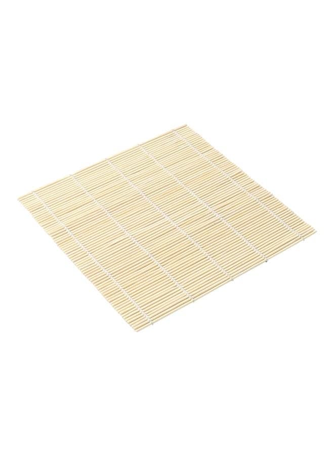 Bamboo Sushi Rolling Mat Beige 240x5x240mm