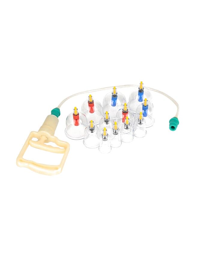 12-Piece Body Massage Cupping Suction Therapy Device