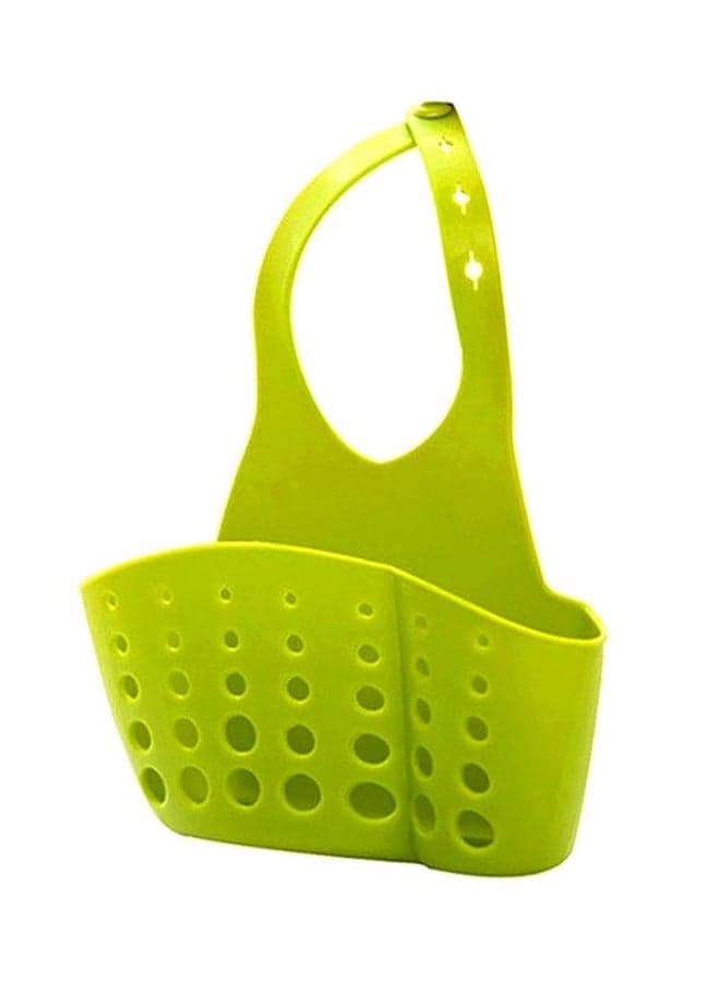 Adjustable Snap-On Sink Storage Basket Green 20x8.3x12mm