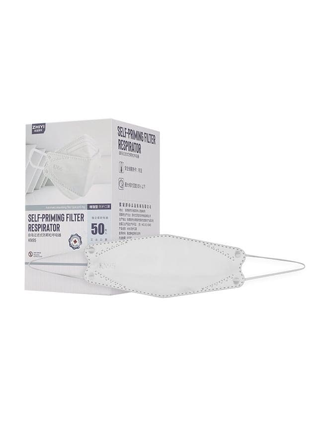 50-Pieces Self Priming Filter Respirator Mask