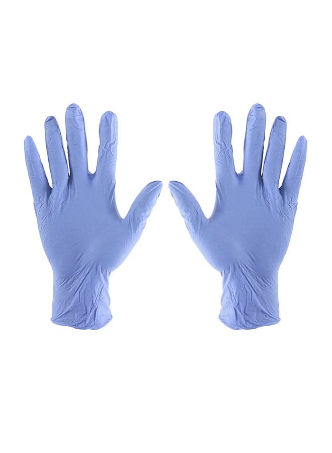 50-Piece Disposable Gloves Blue S