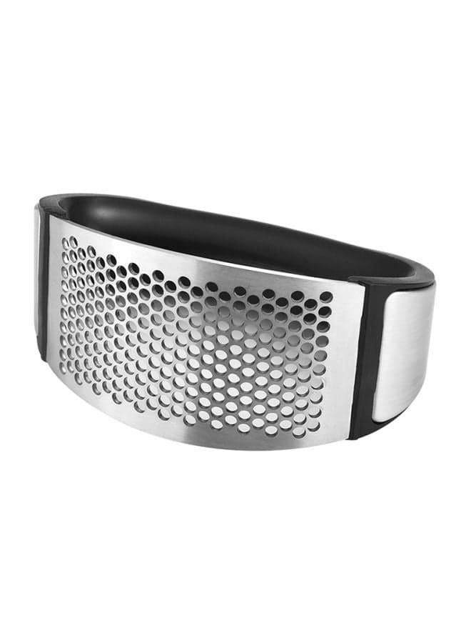 Stainless Steel Garlic Chopper Silver/Black 11.5x7.5x6.0cm