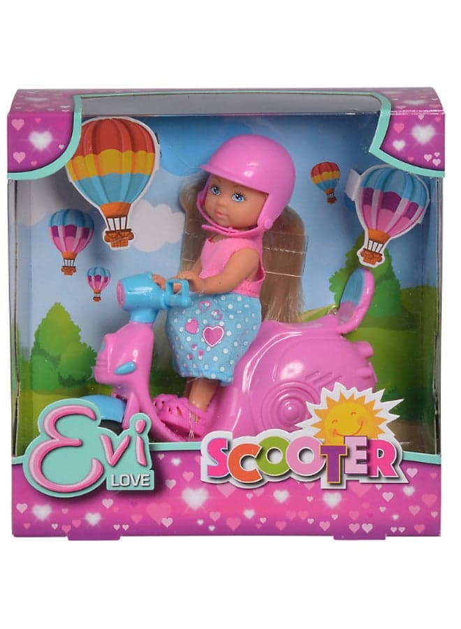 4-Piece Scooter Doll Set