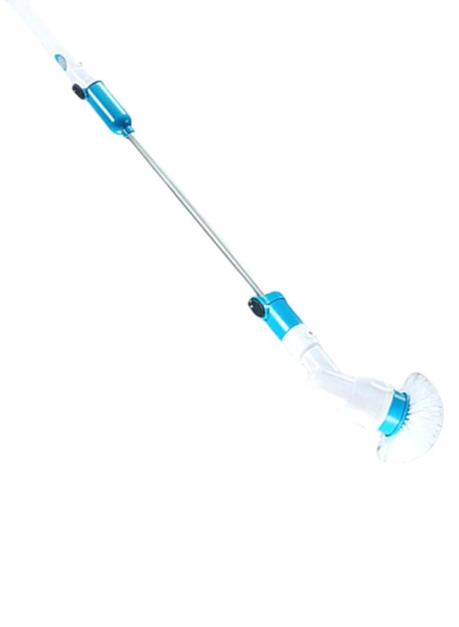 Electric Handheld Glass Window Cleaner Brush White/Blue