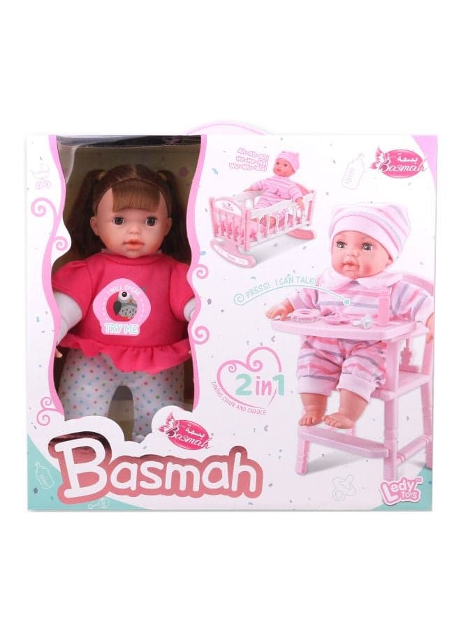 2-In-1 Doll Set 32x36x16cm
