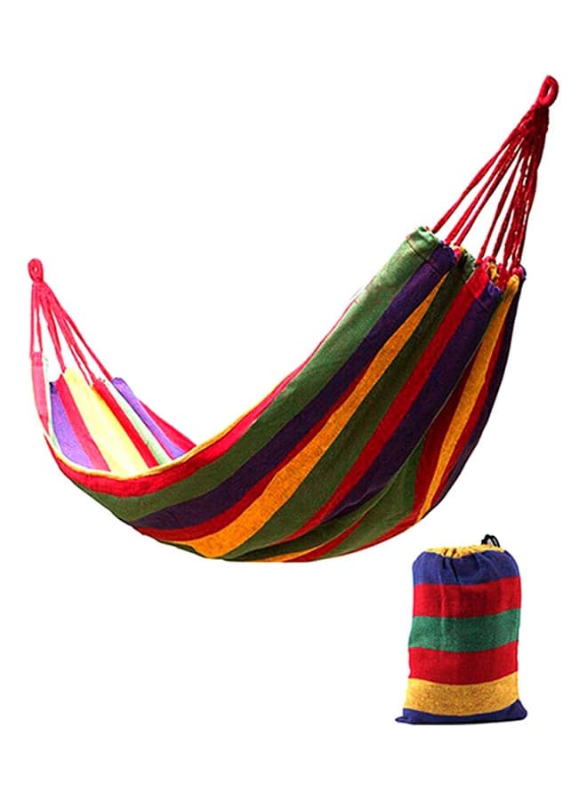 Striped Garden Hammock Red 280 x 80mm