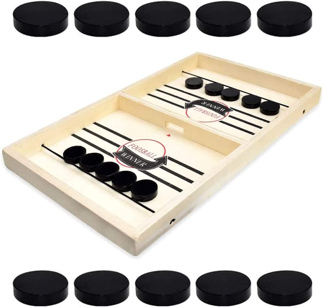 2-In-1 Ice Hockey Board Game With Tokens