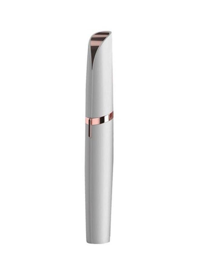 Eyebrow Hair Epilator White/Rose Gold 15cm