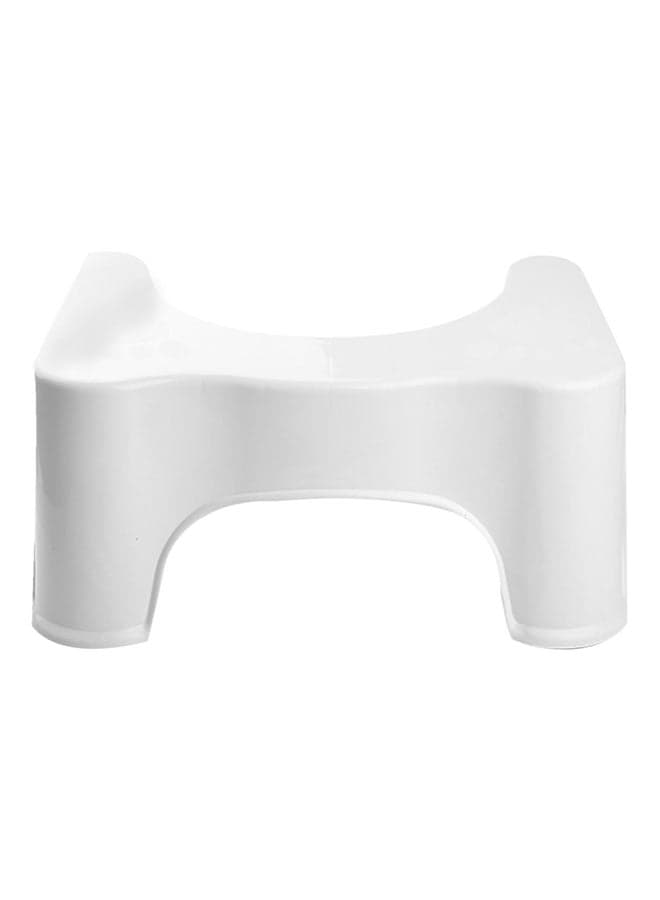 Modern Adult Toilet Stool White 44.5 x 28cm