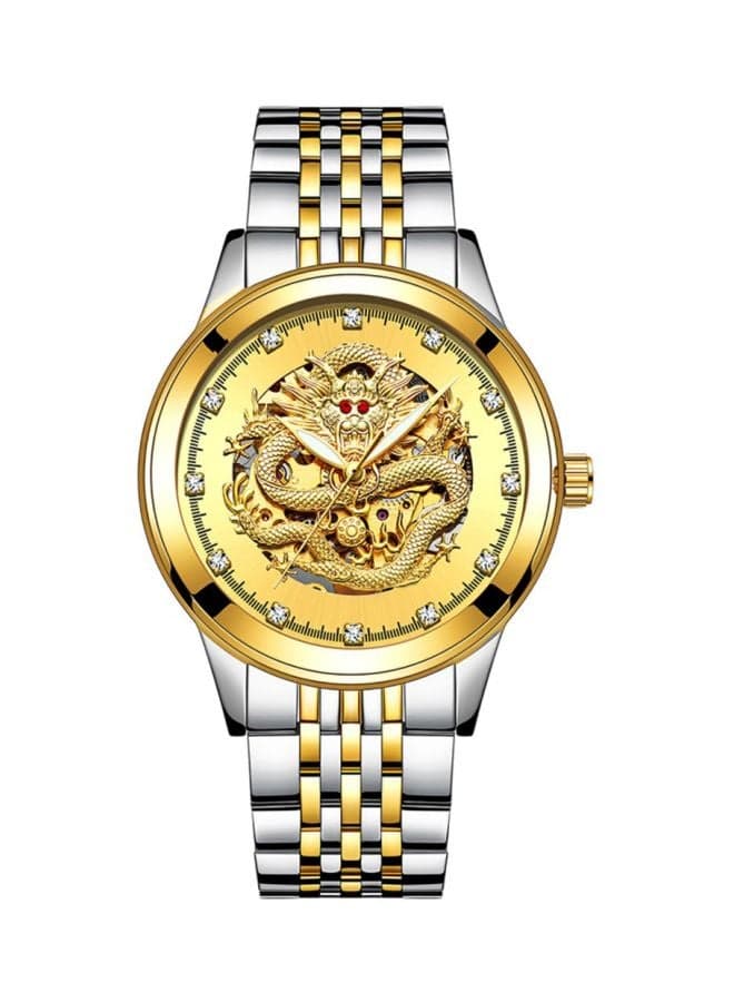 Men's Stainless Steel Band Analog Wrist Watch