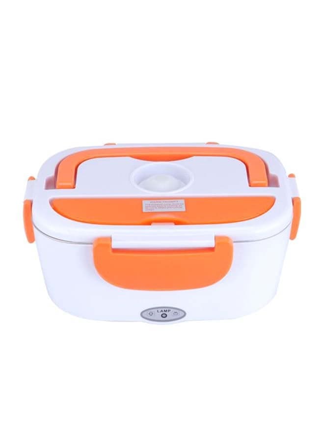 Portable Electric Lunch Box Orange/White