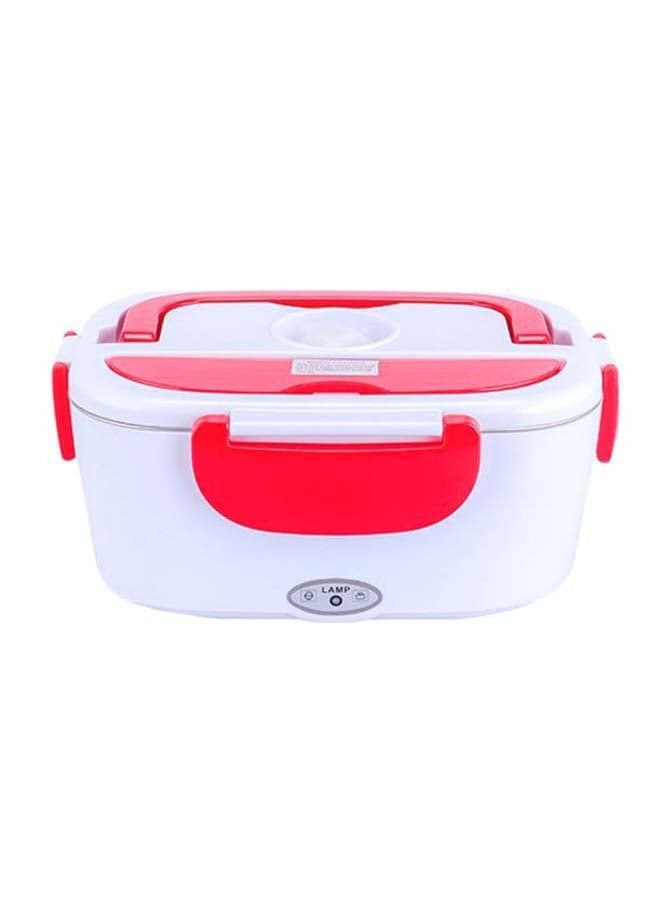 Portable Electric Lunch Box Red/White