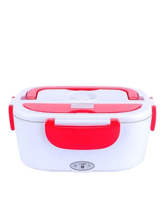 Portable Electric Lunch Box Red/White