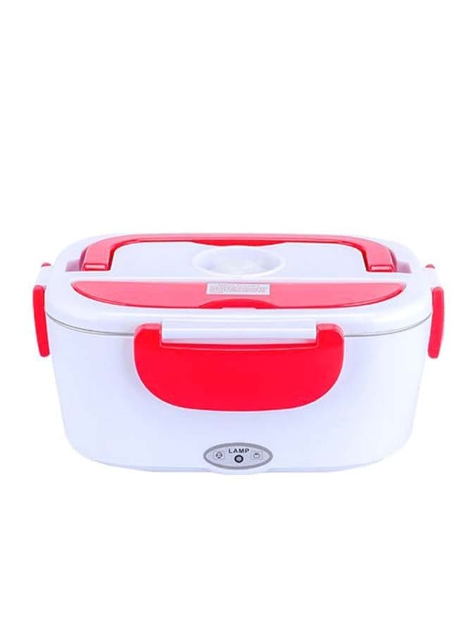 Portable Electric Lunch Box Red/White