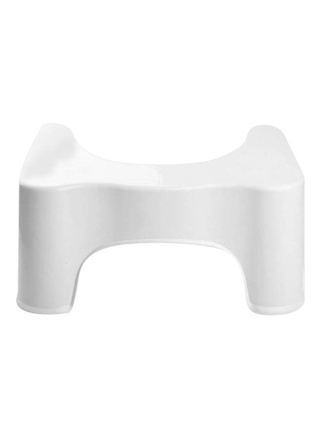 Polypropylene Toilet Stool White 28x44.5x21cm