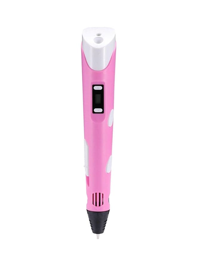 3D Printing Pen With LCD Display Pink