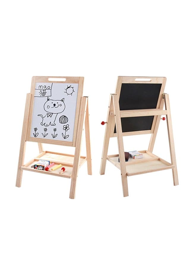 Wooden Learning Double-Sided Writing Board Black
