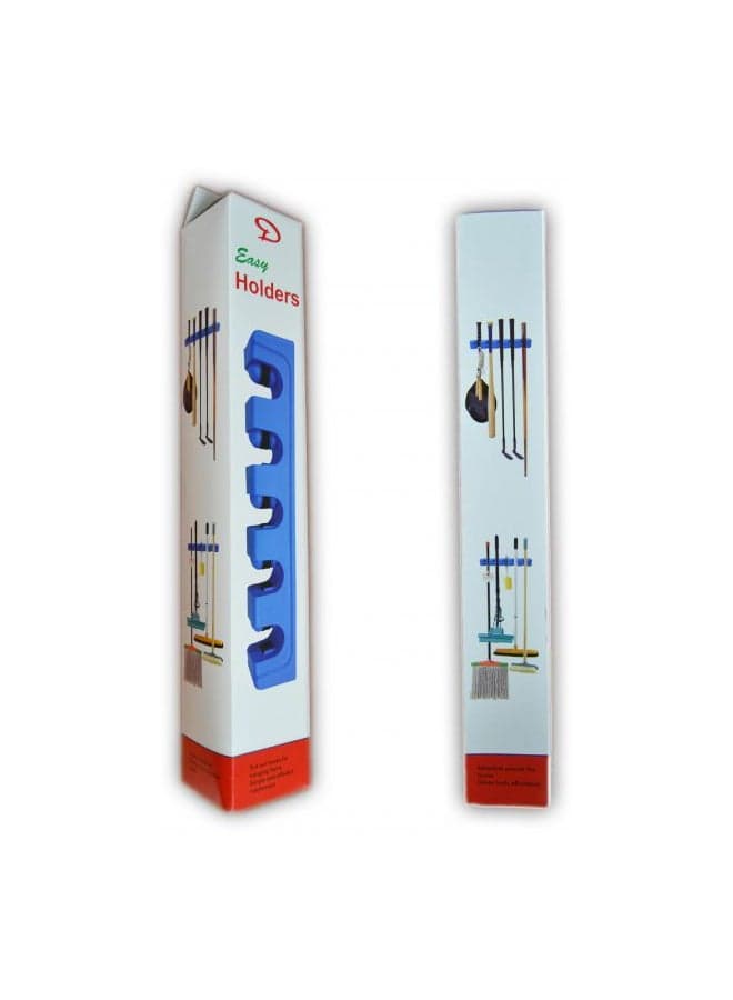 Dat Wall Mount Mop And Broom Holder Blue 400grams