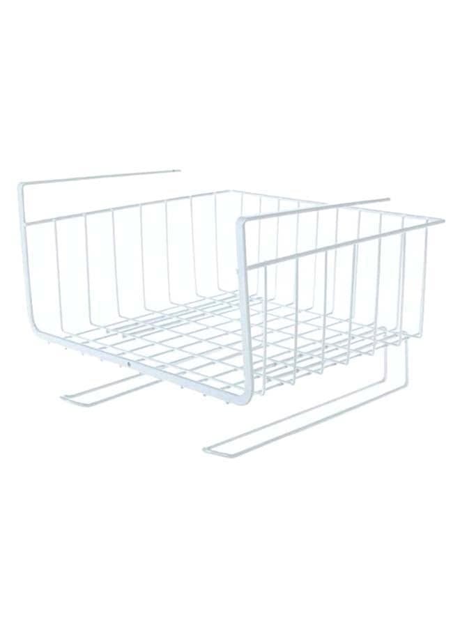 Under Shelf Basket-Multifunctional Stroge Dish Rack White
