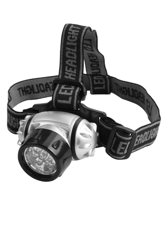 LED Head Light Black/White 30 x 30mm