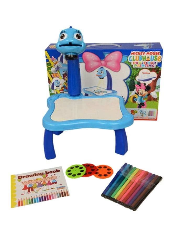 Mickey Mouse Club House Projector Painting Game White/Blue/Purple