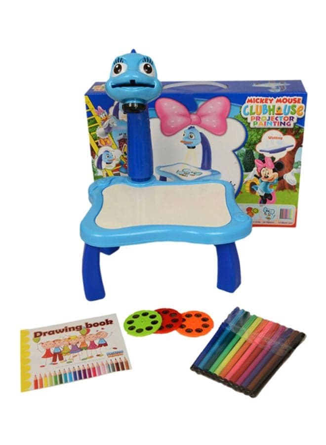 Mickey Mouse Club House Projector Painting Game 21421 White/Blue/Pink