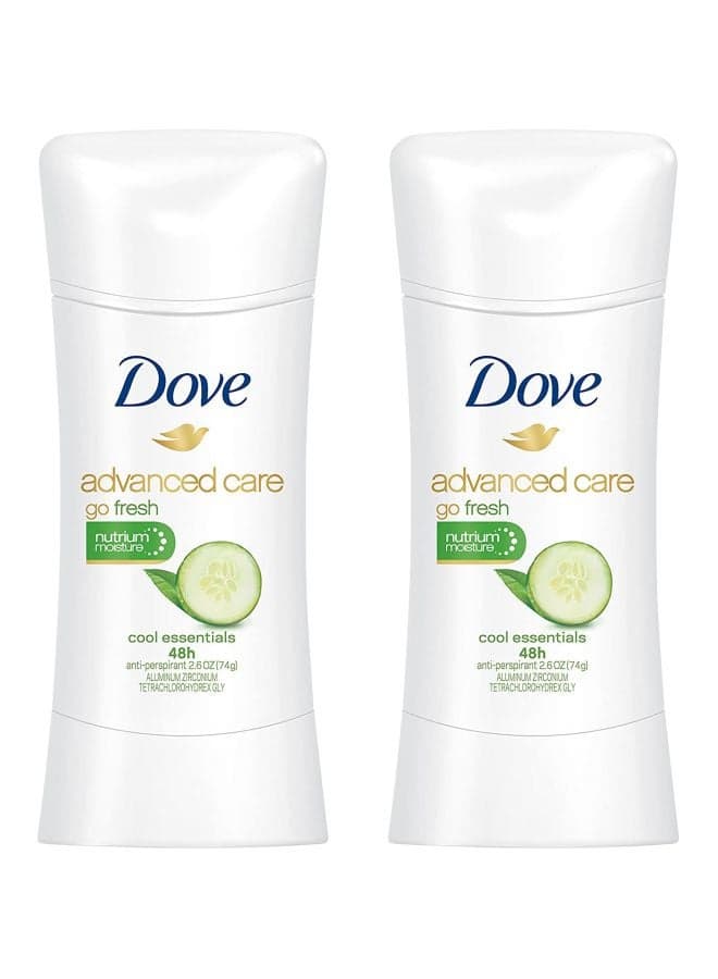 Pack Of 2 Advanced Care Go Fresh Cool Essentials Deodorant