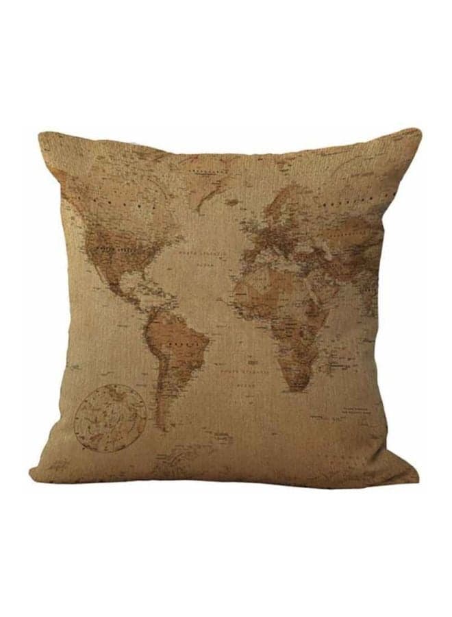 Modern Home Painted Pillow Case Combination Brown
