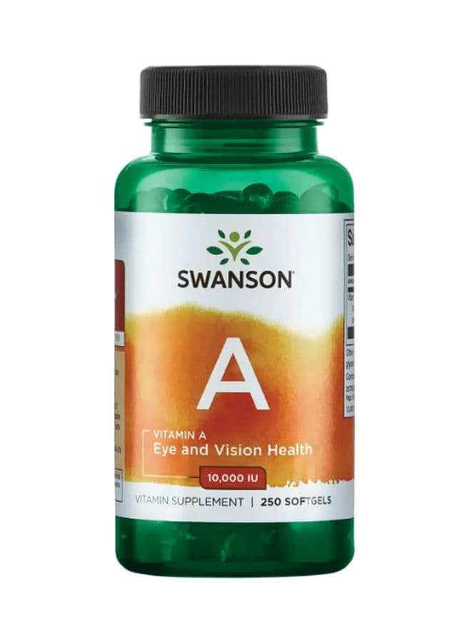 Vitamin A Dietary Supplement - 250 Softgels