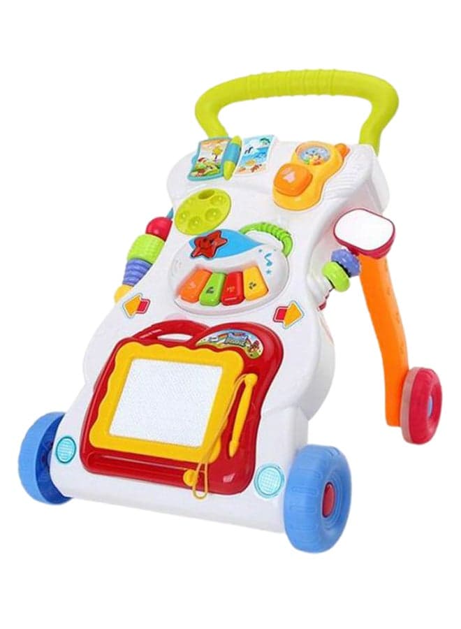Piano Pattern Baby Musical Walker