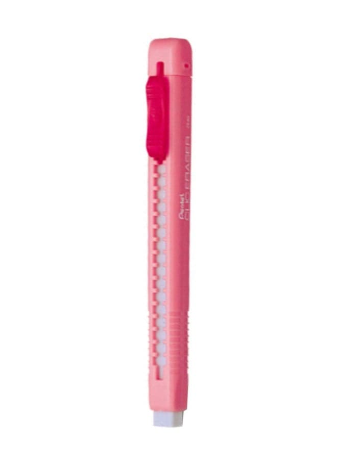 Clic Eraser Grip Pink/White