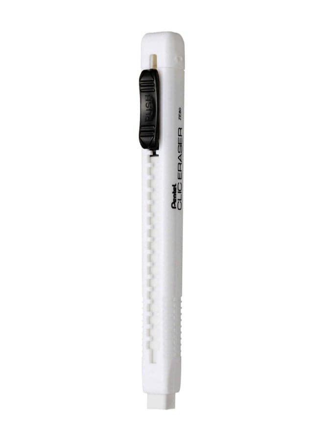 Clic Eraser Grip White/Black