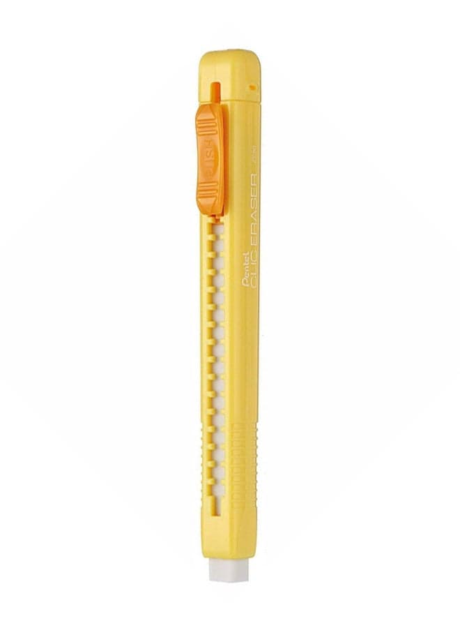 Clic Eraser Grip Yellow/White