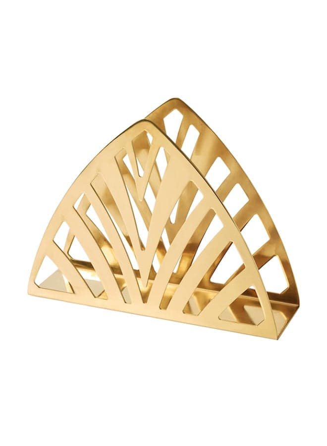 Stainless Steel Napkin Holder Gold 0.36kg