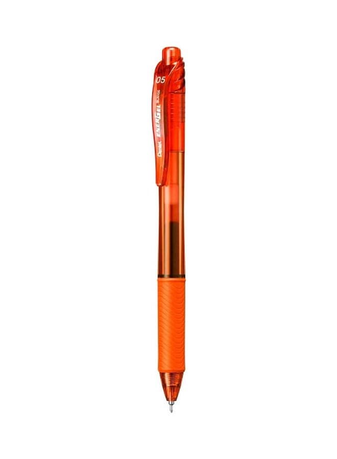 Energel Retractable Gel Pen Orange