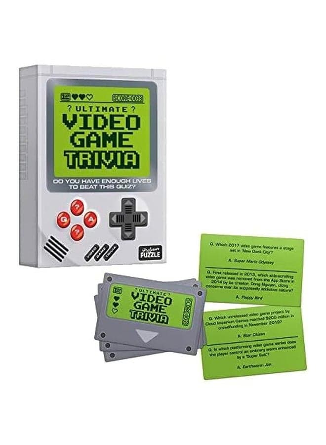 Retro Video Game Trivia Quiz Set