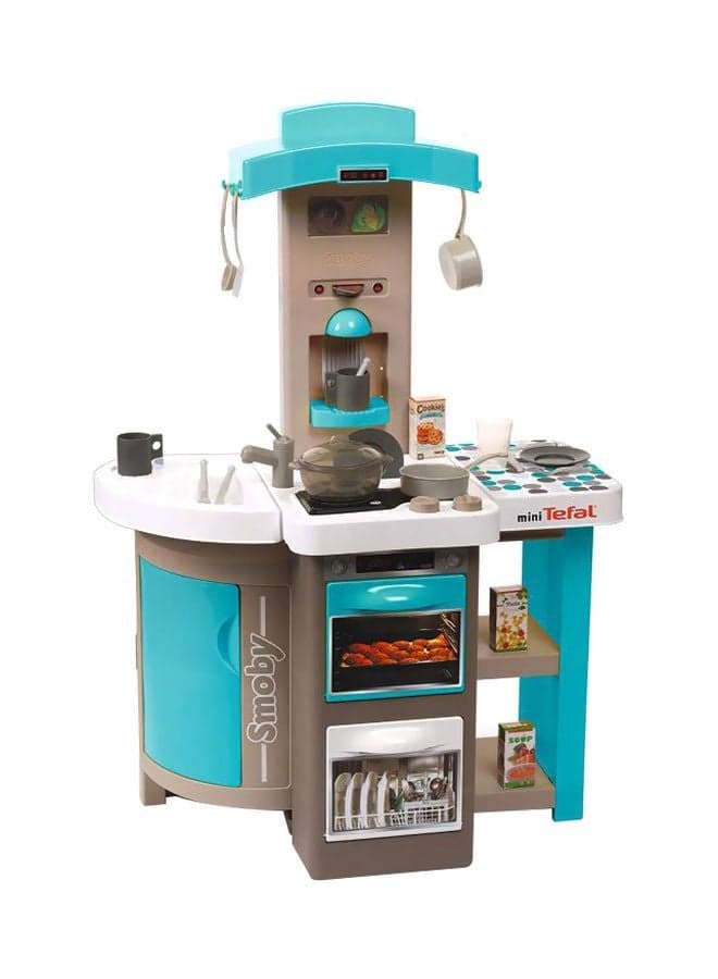Tefal Opencook Kitchen Playset, Pretend and Play 7600312201 Blue/Grey/White