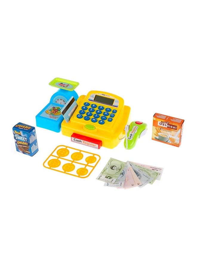 Pretend Cash Register Shopping Cashier Role Play Game Set 33cm