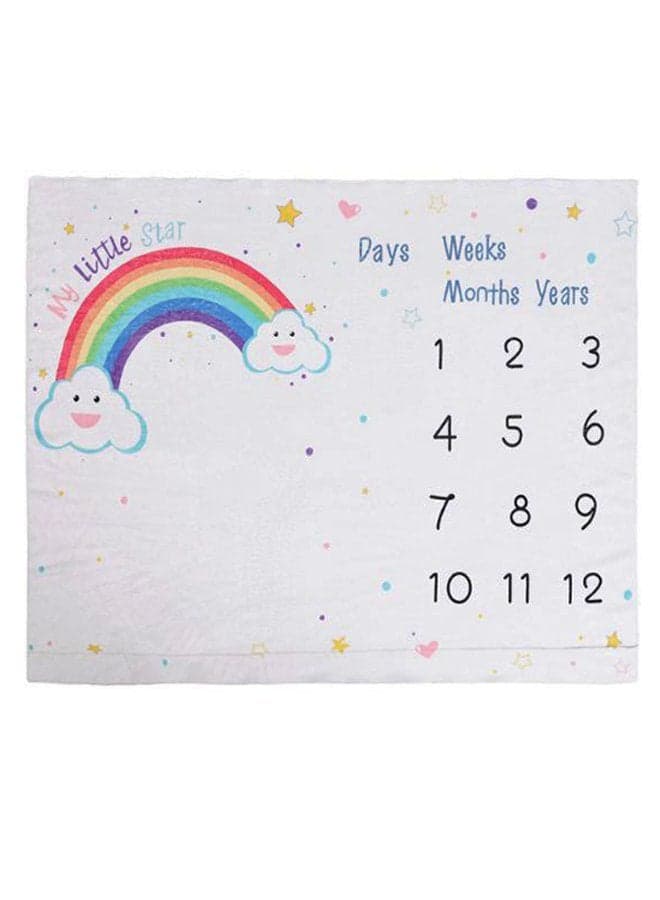 My Little Star Baby Milestone Blanket