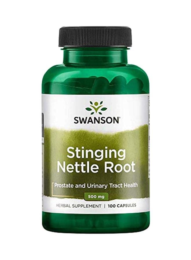 Stinging Nettle Root 500mg Herbal Supplement - 100 Capsules