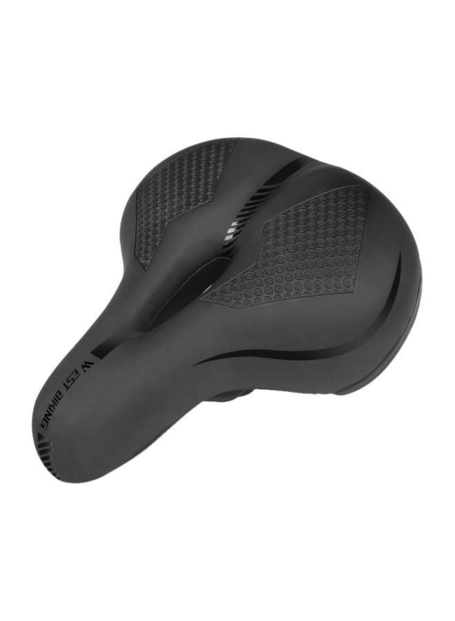 Bike Saddle With Reflective Strap 9.84x7.87x3.15inch