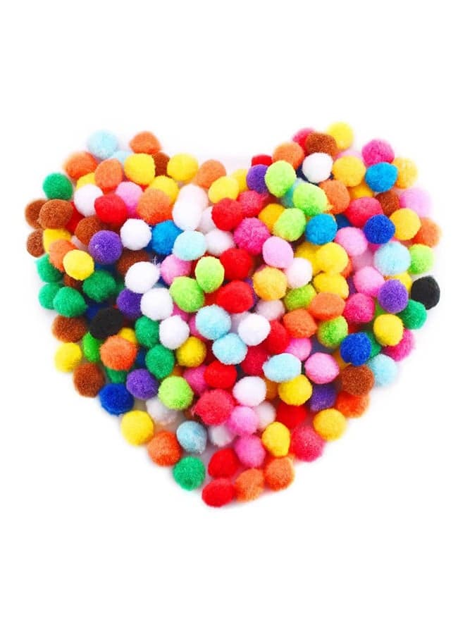 250-Piece Art Craft Pompoms Plush Balls