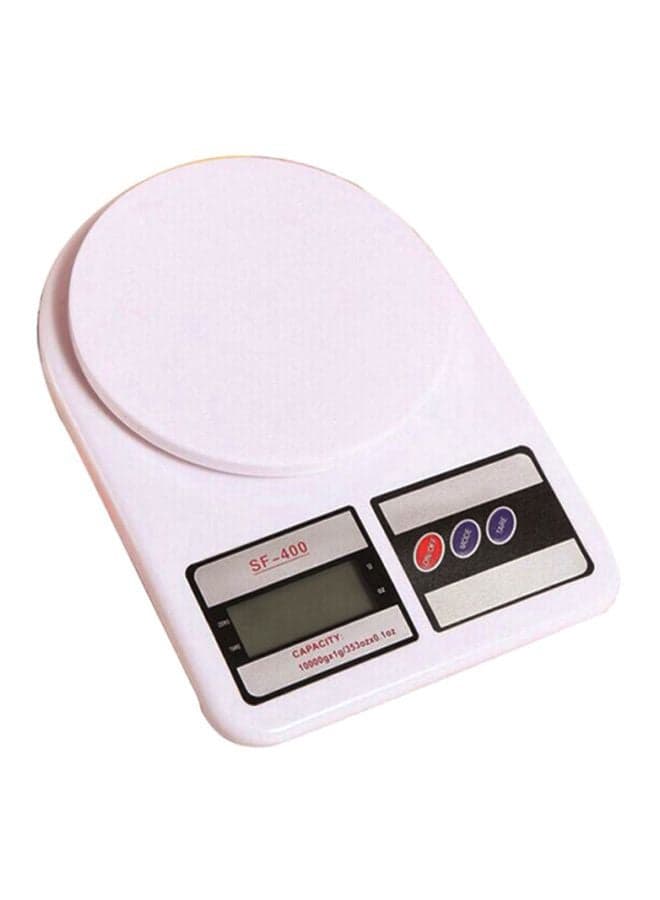 Digital Kitchen Weighing Scale White