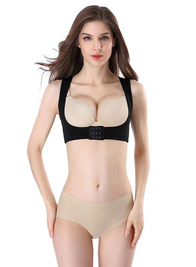 Hook Closure Posture Corrector Black