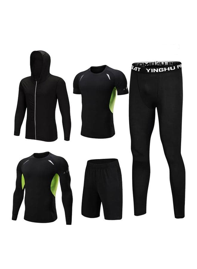 5 Piece Sportswear Set Green
