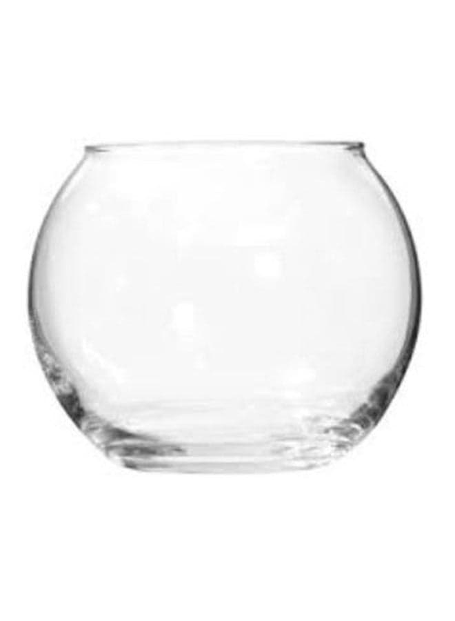 Decorative Glass Vase Clear 6x6x6.5cm