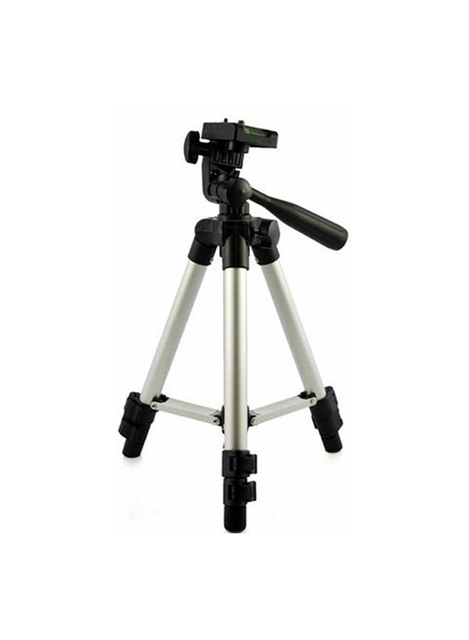 Professional Camera Tripod With Bag Silver/Black