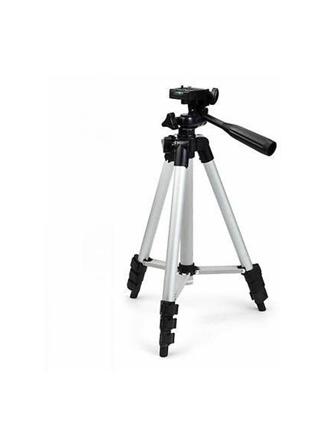 Telescopic Camera Tripod Stand Holder Silver/Black