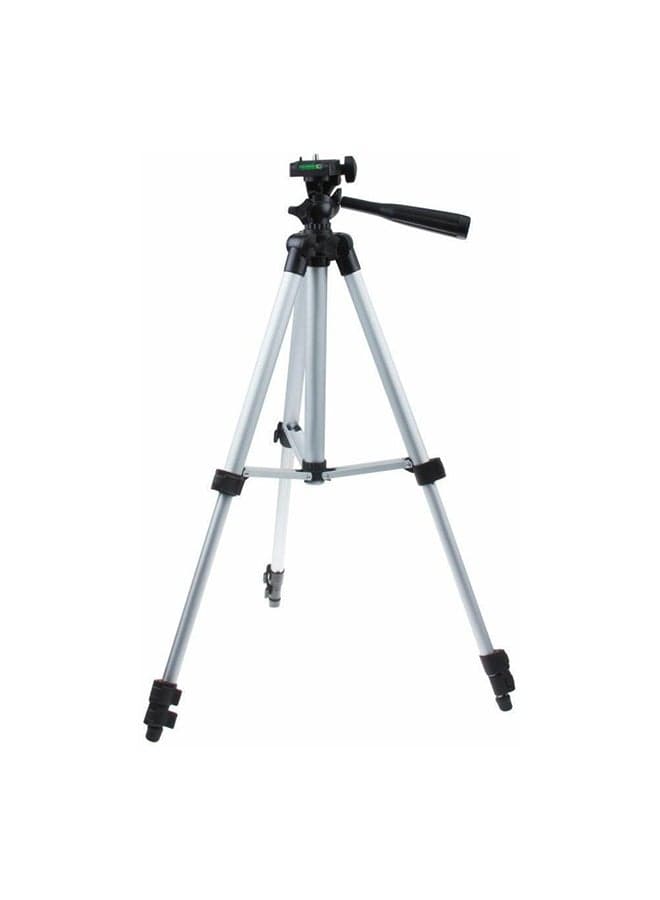 Portable Tripod Stand With Carry Case Silver